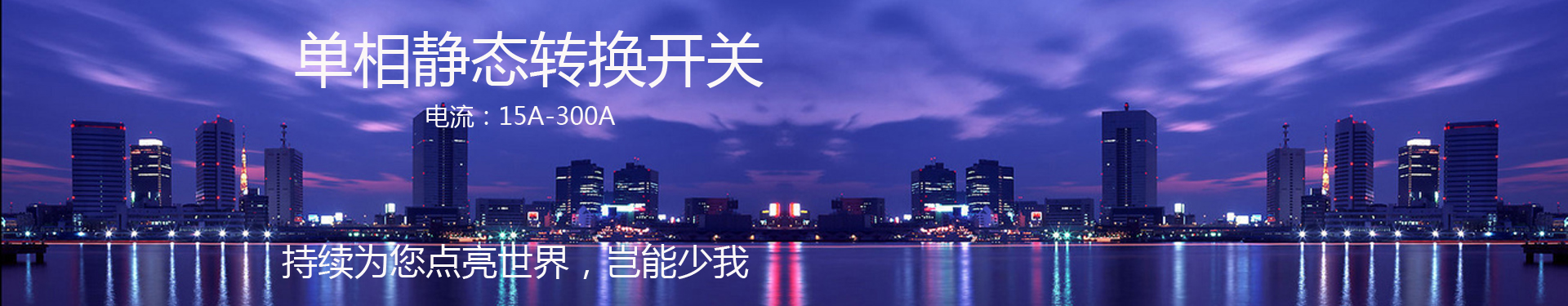 单相STS静态转换开关banner